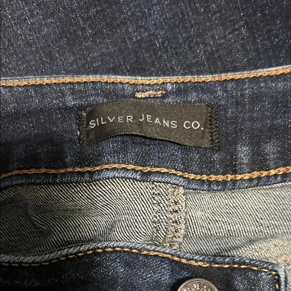 Dark Blue Silver Jeans Co Suki Slim Boot W33/L33 - Picture 4 of 8